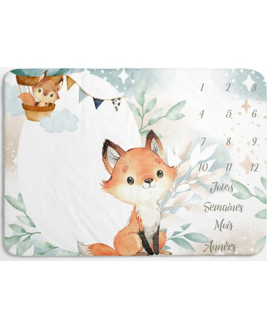 Tapis étape renard vert