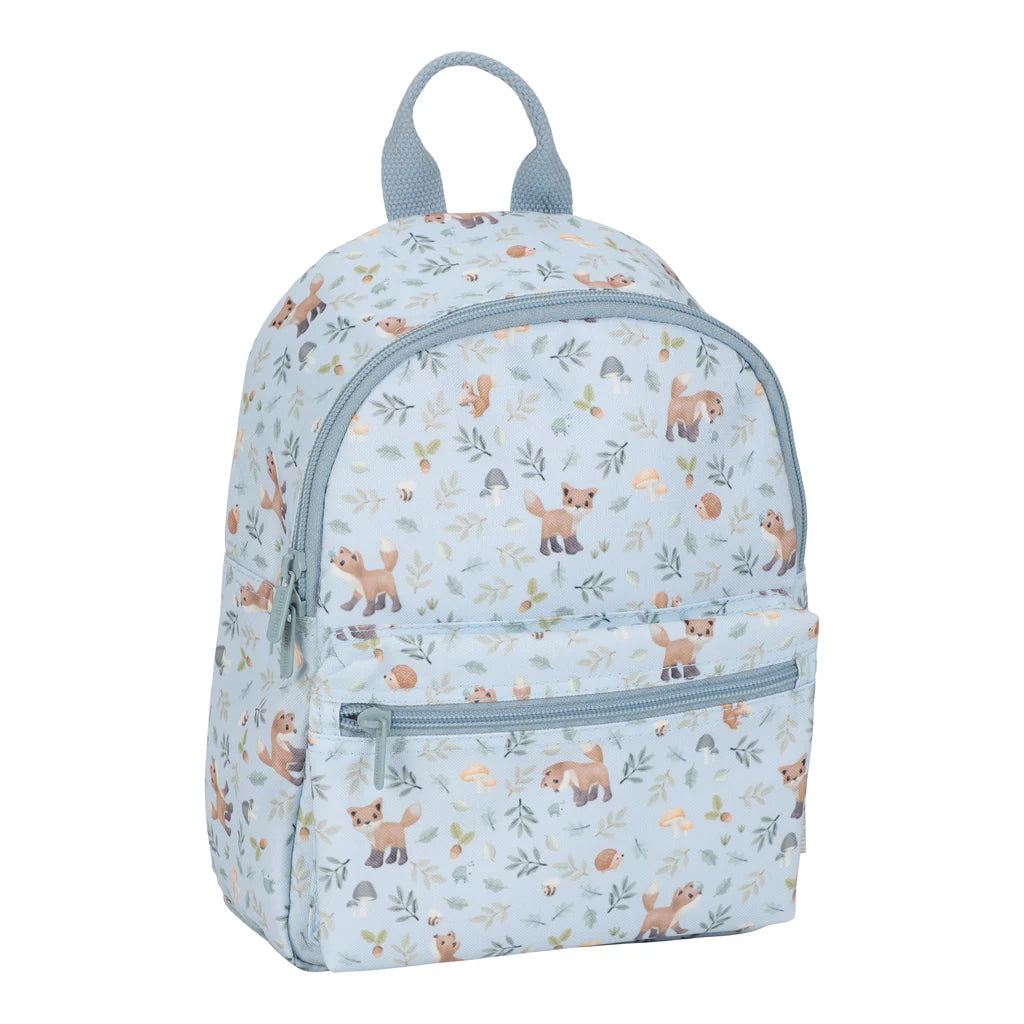 Sac à dos Little Dutch bleu Les amis de la forêt