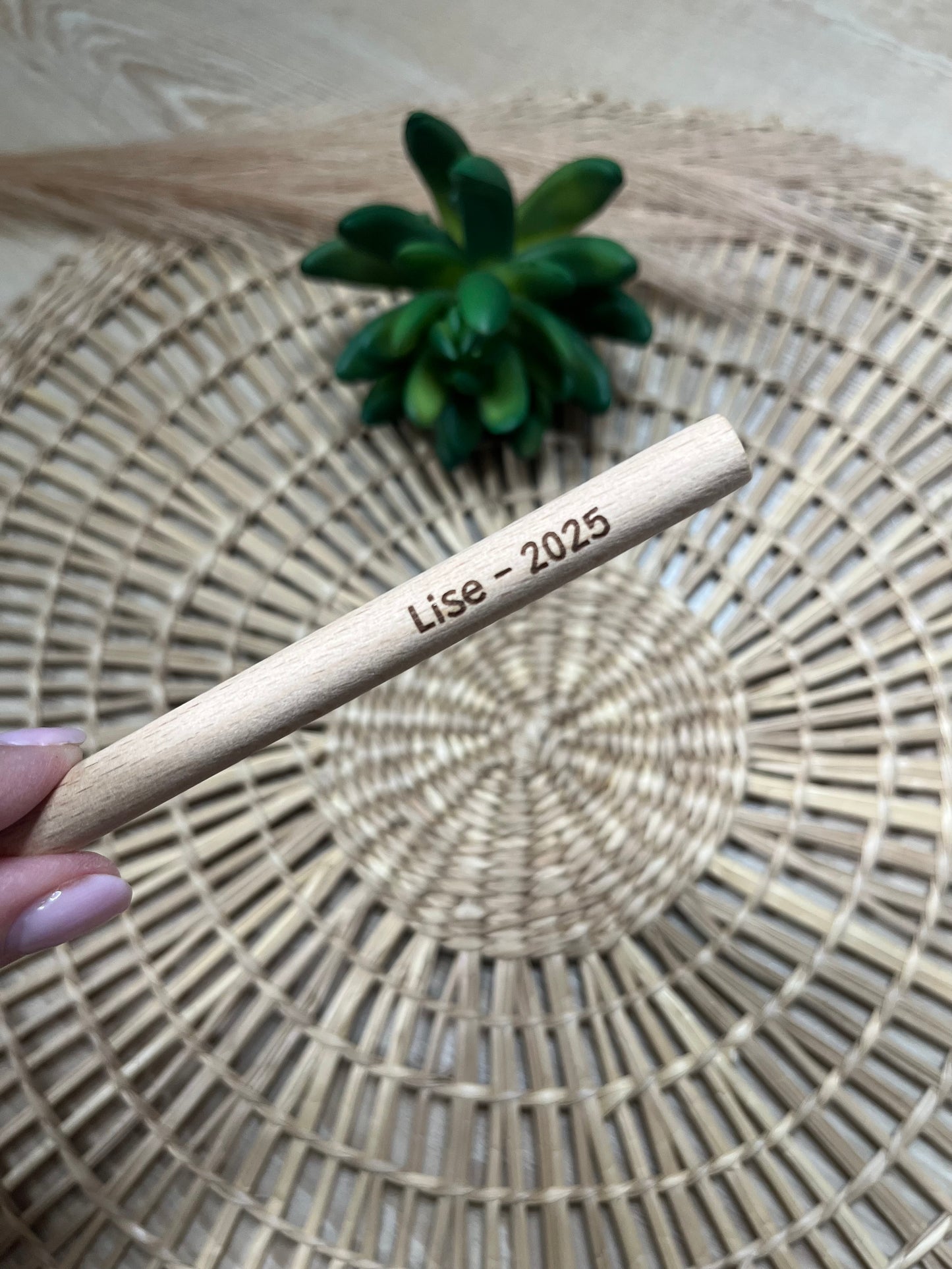 Cuillère en bois personnalisée
