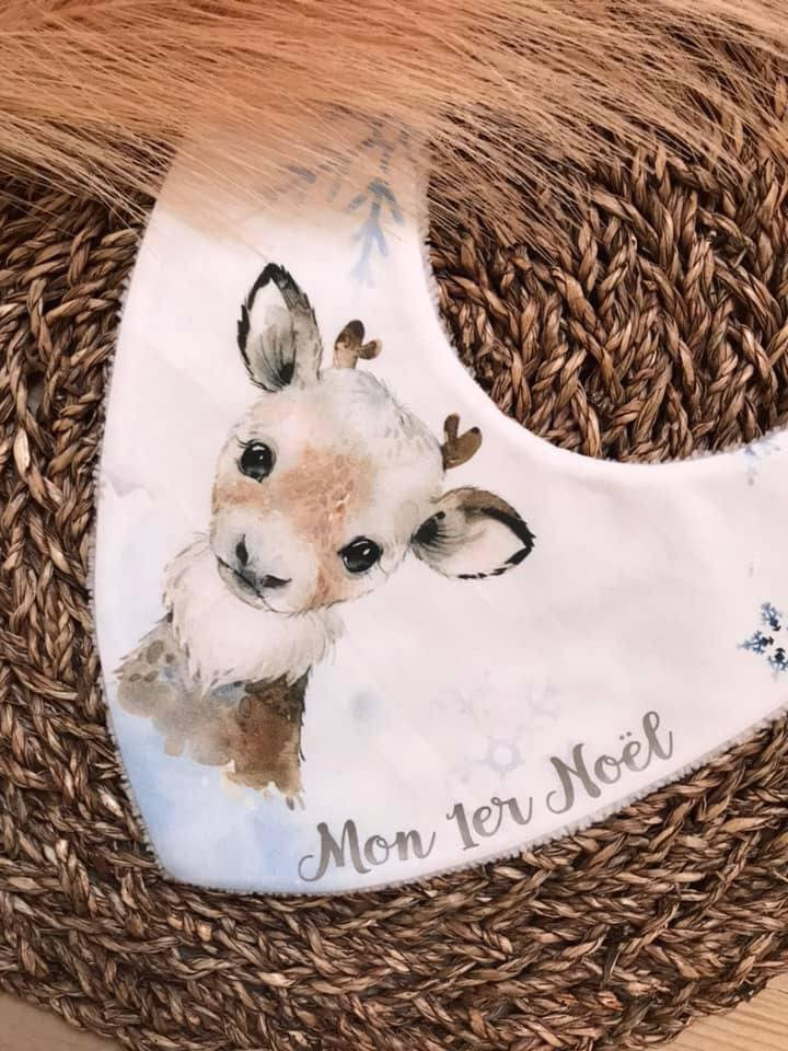 Bavoir Noël - Choix parmi 30 tissus
