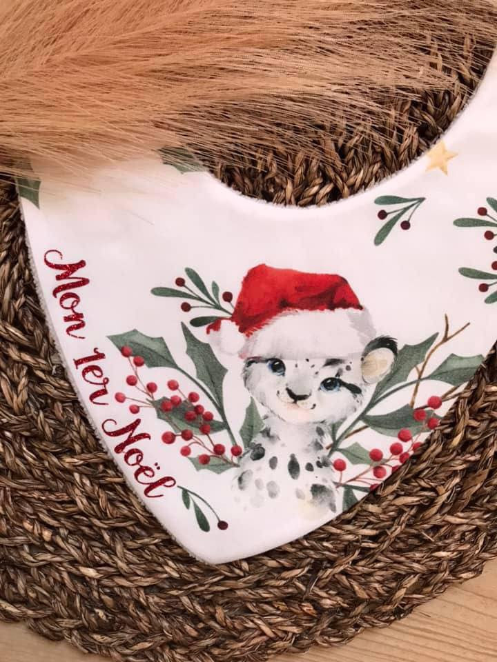 Bavoir Noël - Choix parmi 30 tissus