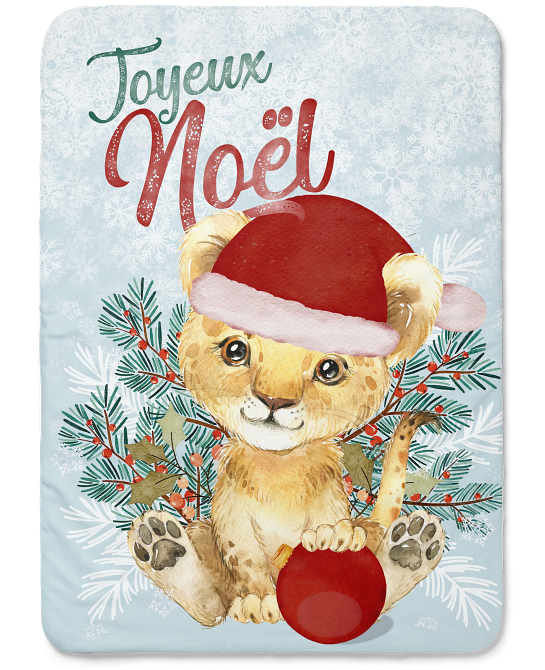 Couverture Noël Baby safari