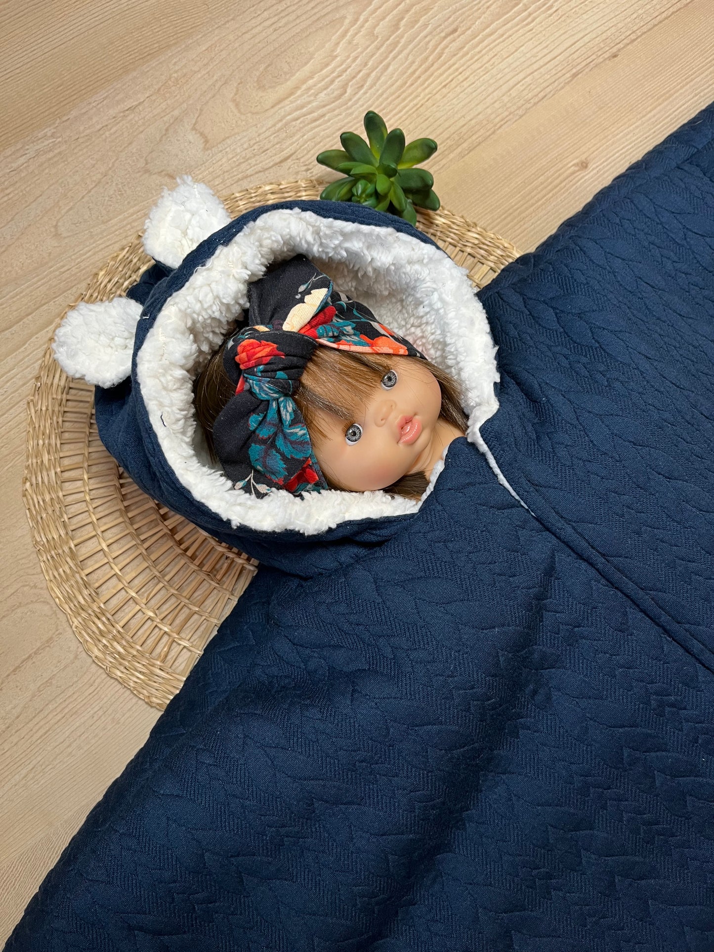 Poncho voiture et promenade jersey