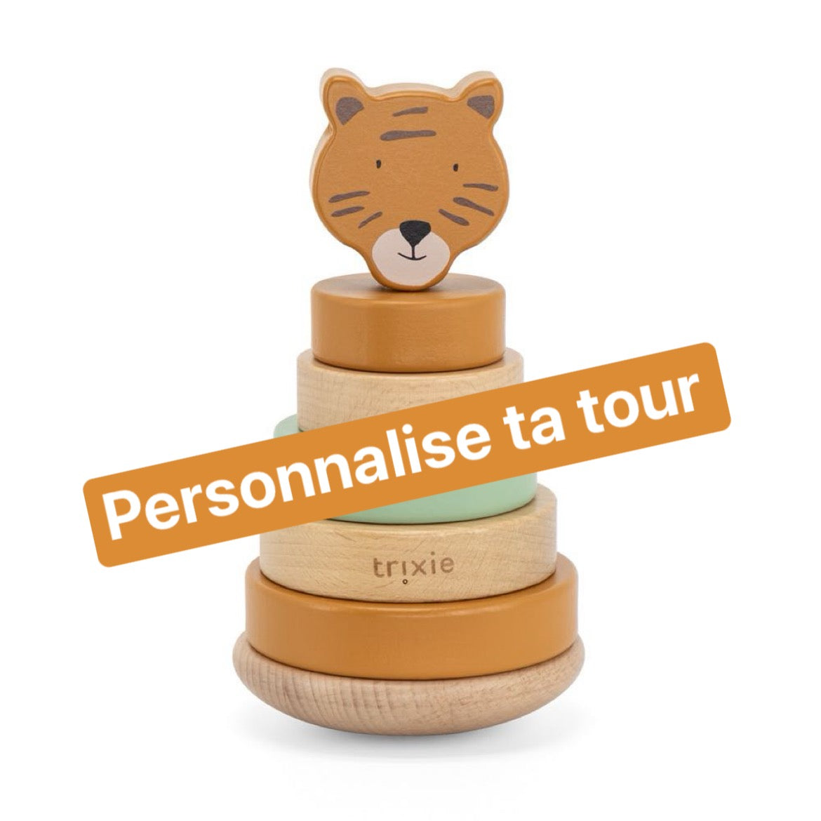 Tour à empiler en bois Trixie Tigre