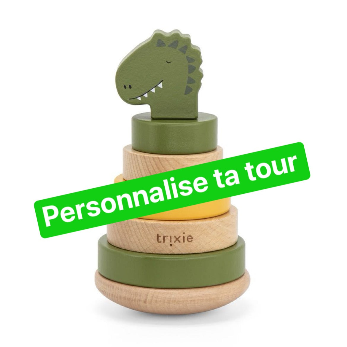 Tour à empiler en bois Trixie Dino