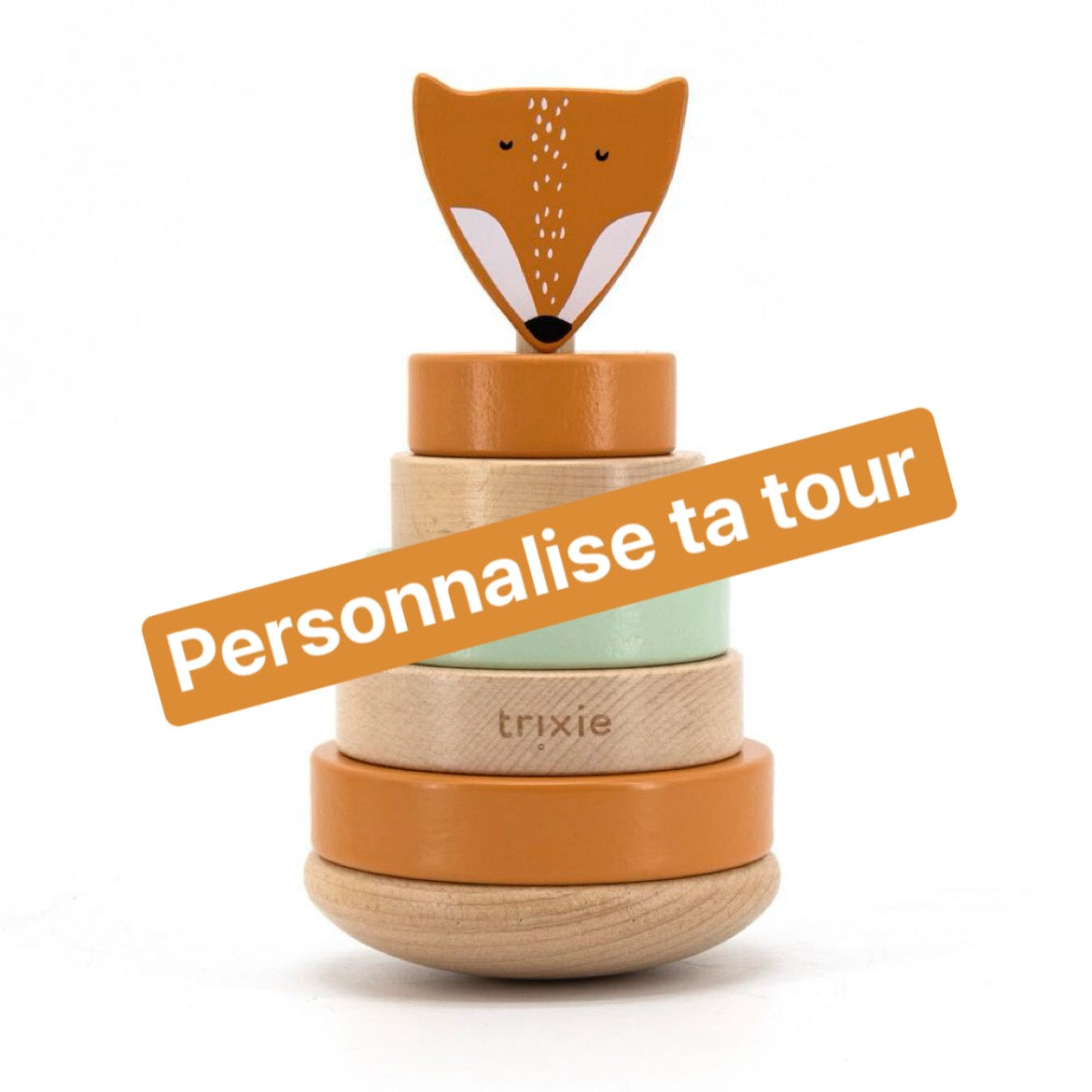 Tour à empiler en bois Trixie Renard