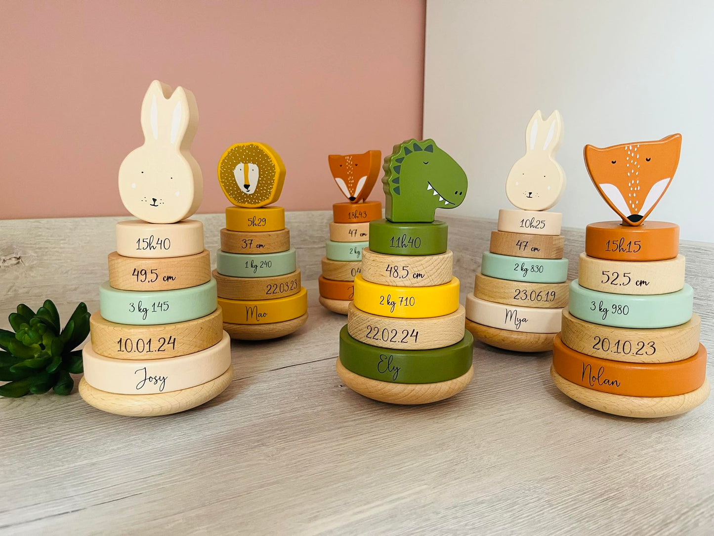 Tour à empiler en bois Trixie Souris