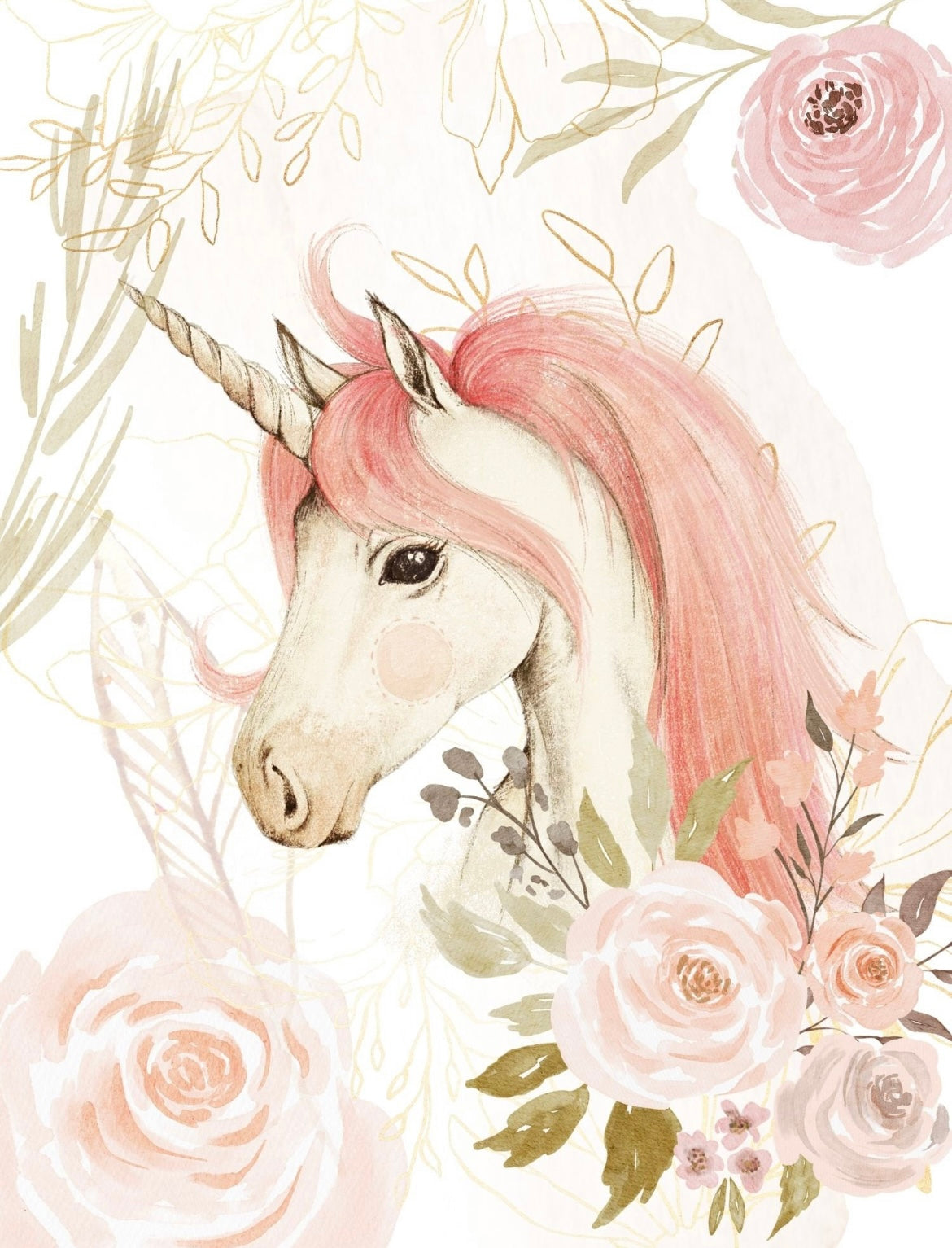 Couverture licorne M.