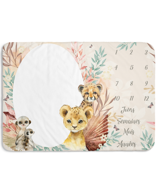 Tapis étape Safari terracotta