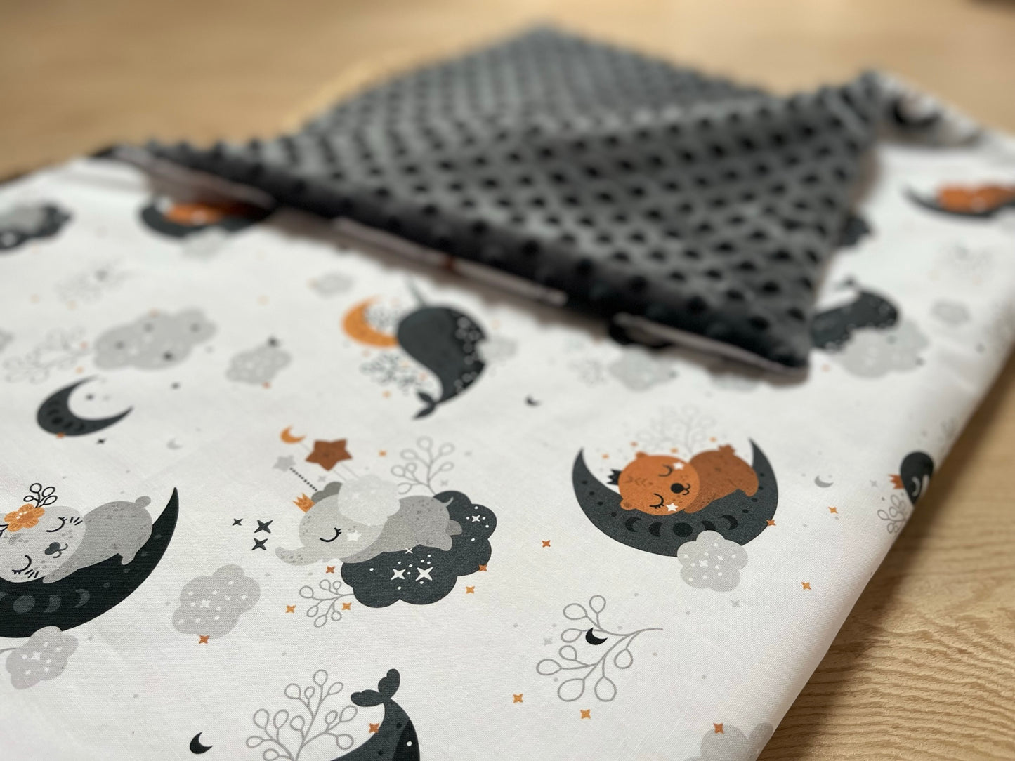 Couverture sans bande de tissu uni