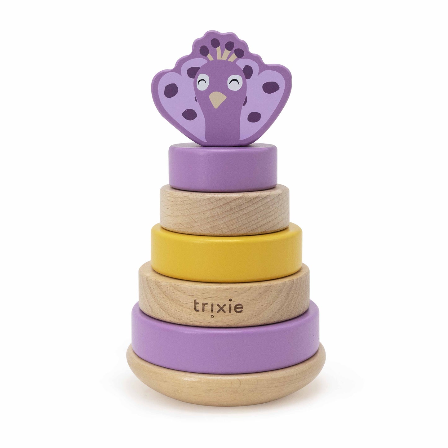 Tour à empiler en bois Trixie paon