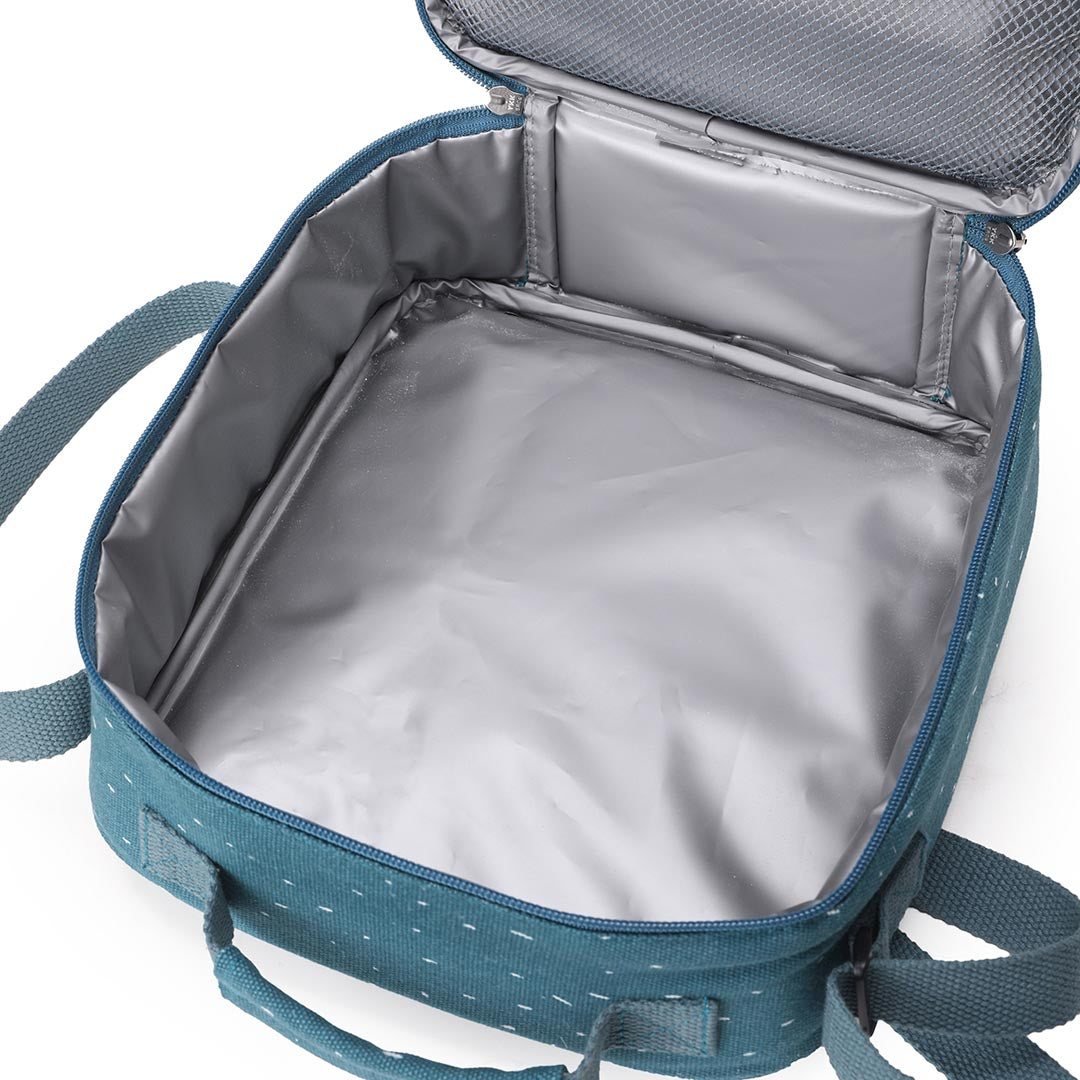 Sac isotherme bandoulière Dino bleu