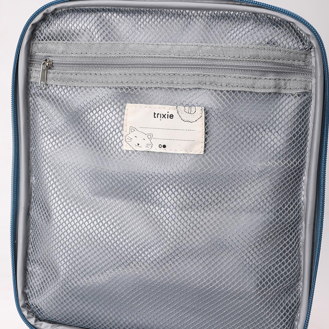 Sac isotherme bandoulière Dino bleu