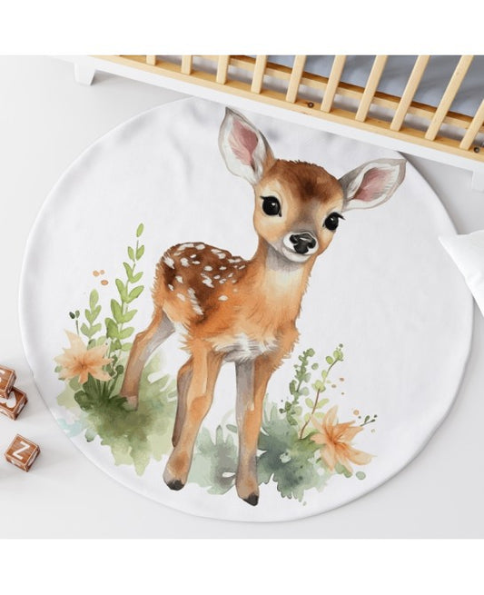 Tapis rond bambi