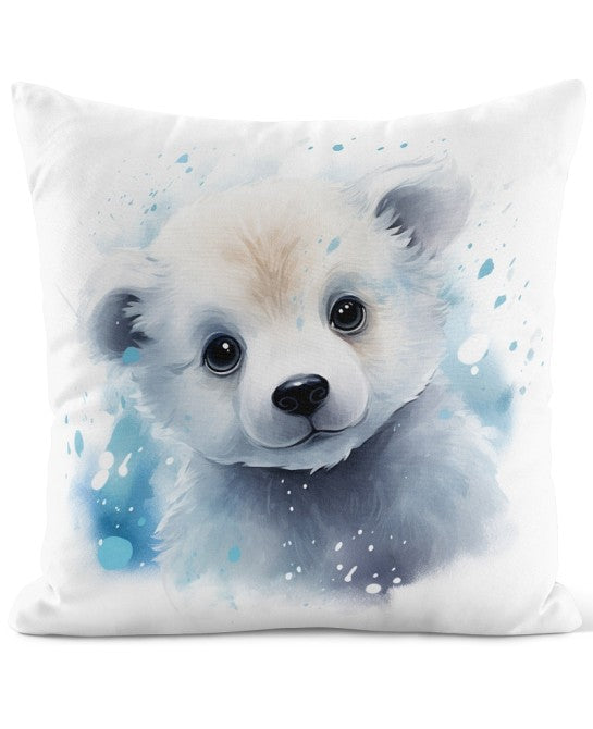 Taie pour coussin - Ours blanc