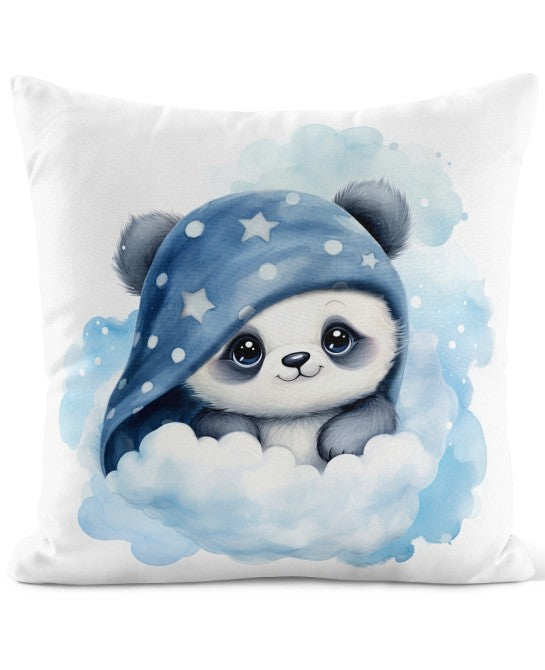 Taie pour coussin - Panda nuit