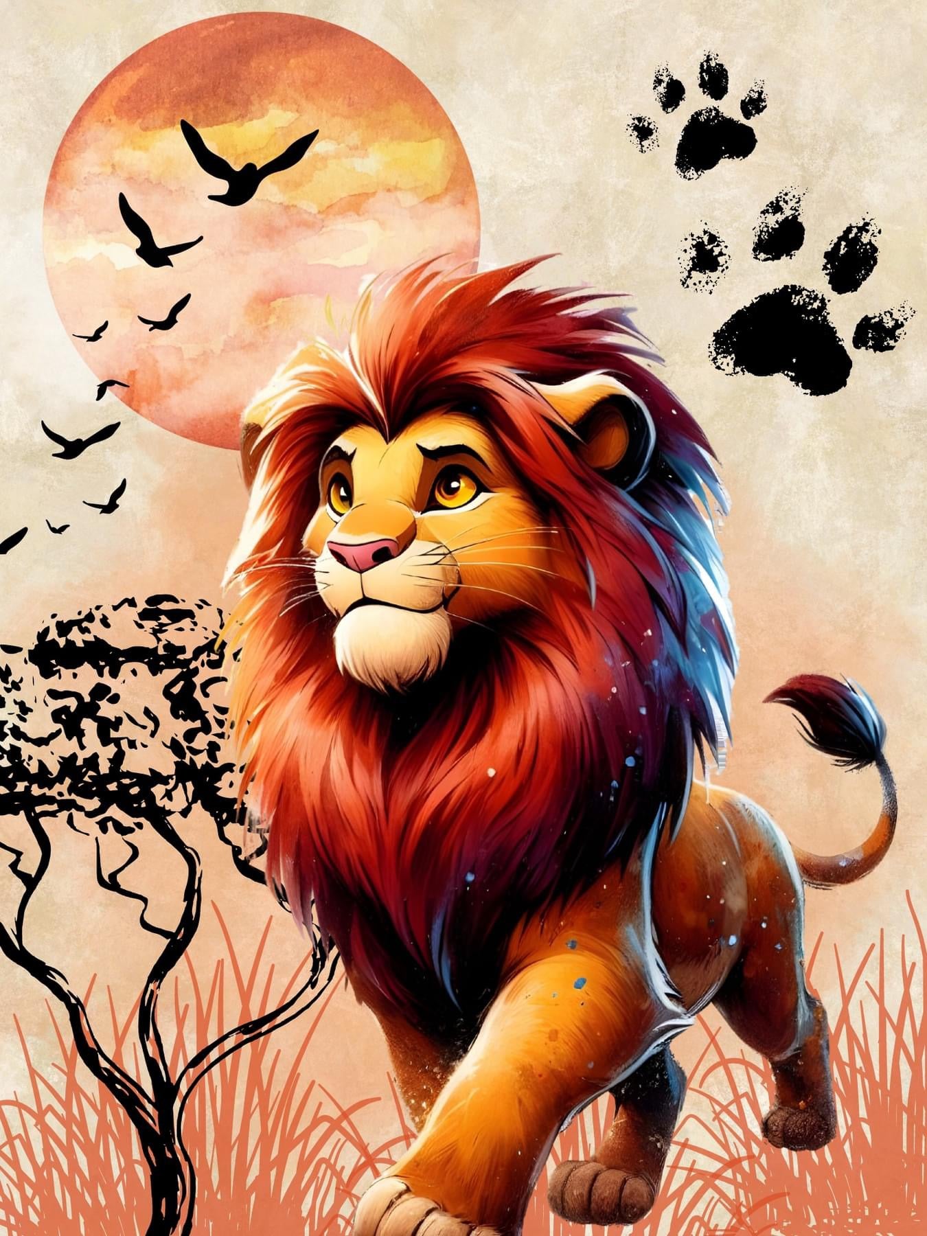 Couverture Roi Lion Simba