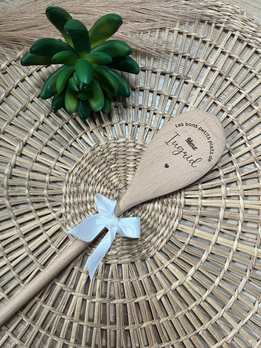 Cuillère en bois personnalisée (remerciements)