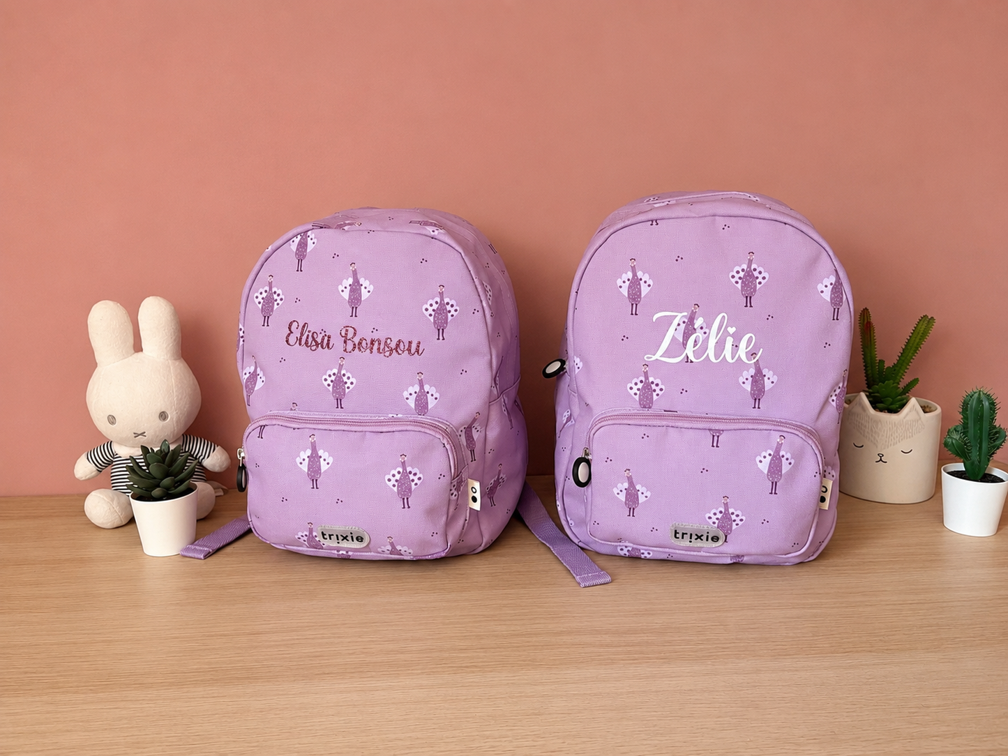 Sac à dos Trixie imprimé paon