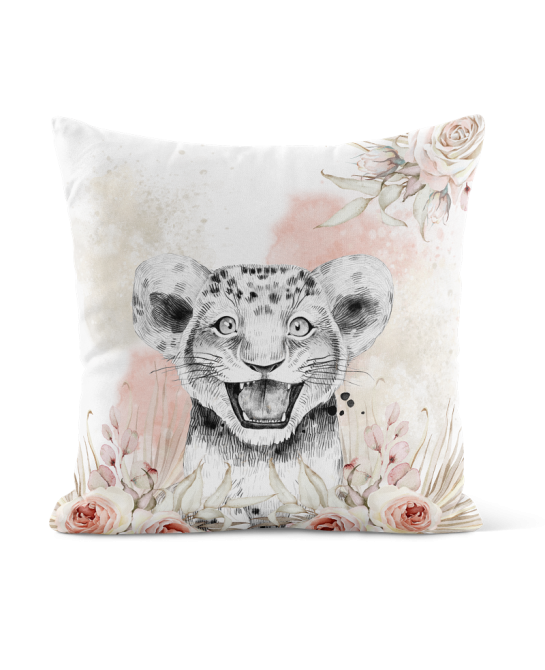 Taie pour coussin - Lion boho