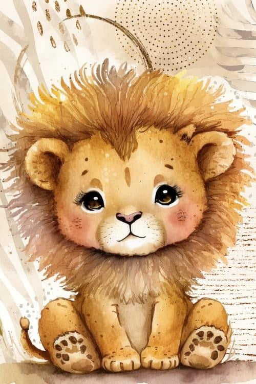 Couverture lion M.